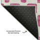 9' X 12' Blush And Ivory Geometric Washable Area Rug With UV Protection