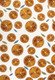 8' X 10' Orange And Cream Polka Dot Indoor Outdoor Area Rug