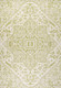 9' X 12' Cream And Green Medallion Indoor Outdoor Area Rug