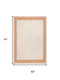5' X 8' Cream And Orange Indoor Outdoor Area Rug