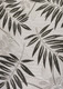 4' X 6' Gray And Black Floral Indoor Outdoor Area Rug