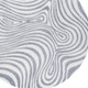 8' Light Blue And Ivory Round Abstract Indoor Outdoor Area Rug