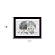 OH HOLY Night 1 Black Framed Print Wall Art