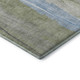 10' X 14' Olive Green And Blue Abstract Washable Area Rug With UV Protection