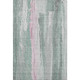 10' X 14' Sage And Blush Abstract Washable Area Rug With UV Protection