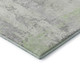 3' X 5' Artichoke Green And Ivory Abstract Washable Area Rug With UV Protection