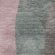 5' X 8' Blush And Sage Abstract Washable Area Rug With UV Protection