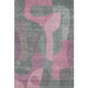10' X 14' Blush And Sage Abstract Washable Area Rug With UV Protection