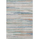 5' X 8' Linen Copper And Ivory Striped Washable Area Rug With UV Protection
