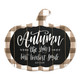 Autumn The Years Last Loveliest Smile Pumpkin Shape Wall Art