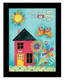 No Place Like Home 3 Black Framed Print Wall Art