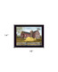 Farm Life 1 Black Framed Print Wall Art
