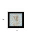 Seahorse and Coral Black Framed Print Wall Art