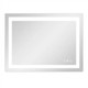 35" Lighted Frameless Bathroom Vanity Mirror