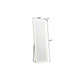 64" Silver Lighted Wall Mounted And Freestanding Framed Full Length Mirror