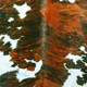 6' X 7' Brown And White Cowhide Handmade Area Rug