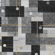 8' X 10' Black And Green Geometric Washable Indoor Outdoor Area Rug