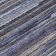 3' X 5' Brown And Plum Striped Washable Indoor Outdoor Area Rug