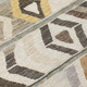 10' X 14' Pewter And Gray Tribal Washable Indoor Outdoor Area Rug