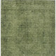 9' X 12' Olive Green And Green Oriental Washable Indoor Outdoor Area Rug