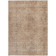 10' X 14' Salmon And Orange Oriental Washable Indoor Outdoor Area Rug
