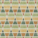 8' X 10' Fern Green And Green Geometric Washable Indoor Outdoor Area Rug