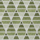 10' X 14' Fern Green And Green Geometric Washable Indoor Outdoor Area Rug