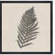 Set Of Two Modern Ferns II Brown Framed Print Wall Art