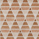 9' X 12' Orange And Rust Geometric Washable Indoor Outdoor Area Rug