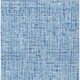 8' X 10' Blue And Denim Blue Abstract Washable Indoor Outdoor Area Rug