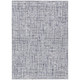 10' X 14' Ivory And Gray Abstract Washable Indoor Outdoor Area Rug