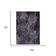 10' X 14' Eggplant And Purple Abstract Washable Indoor Outdoor Area Rug