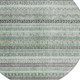 8' Mint Green And Green Round Striped Washable Indoor Outdoor Area Rug