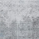 9' X 12' Blue And Pewter Abstract Washable Indoor Outdoor Area Rug