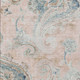 8' X 10' Pink And Silver Paisley Washable Indoor Outdoor Area Rug