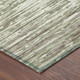 5' X 8' Sage And Green Abstract Washable Indoor Outdoor Area Rug