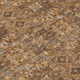 3' X 5' Orange And Brown Damask Washable Indoor Outdoor Area Rug