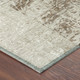 9' X 12' Beige And Brown Abstract Washable Indoor Outdoor Area Rug