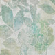 3' X 5' Sage And Green Botanical Leaves Washable Indoor Outdoor Area Rug