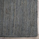8' X 10' Gray And Beige Jute Hand Woven Area Rug