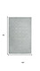 8' X 10' Gray And Dark Gray Wool Checkered Hand Tufted Area Rug