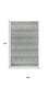 10' X 13' Gray And Blue Wool Trellis Hand Tufted Area Rug
