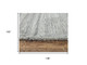 9' X 12' Gray And Dark Gray Striped Hand Tufted Area Rug