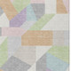 10' X 14' Mint Green And Green Geometric Washable Indoor Outdoor Area Rug