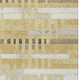5' X 8' Wheat And Gold Striped Washable Indoor Outdoor Area Rug