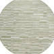 8' Sage And Green Round Striped Washable Indoor Outdoor Area Rug