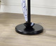 76-Inch-Long Billie Black Tree Coat Rack Walnut Hooks w Umbrella Stand