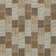 10' X 14' Chocolate And Brown Patchwork Washable Indoor Outdoor Area Rug
