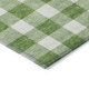 5' X 8' Green And Gray Plaid Washable Indoor Outdoor Area Rug