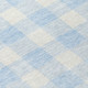 5' X 8' Sky Blue And Gray Plaid Washable Indoor Outdoor Area Rug